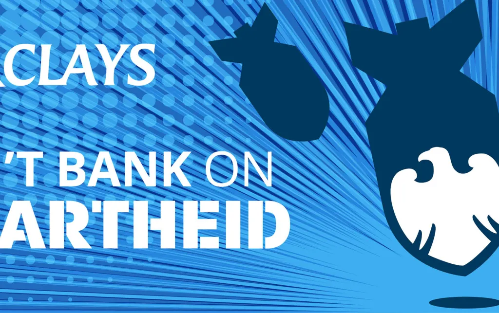 Barclays apartheid website banne