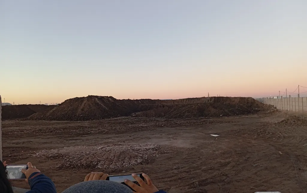 A desert like landscape